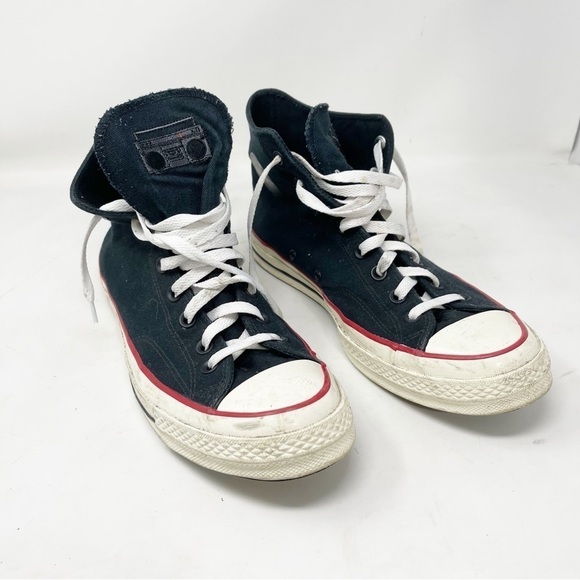 CONVERSE X SHOE PALACE Black BOOM BOX Chuck Taylor High Top BASCOM 1993 Sz 11